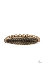 Load image into Gallery viewer, Featherlight Fashion - Brass -Paparazzi