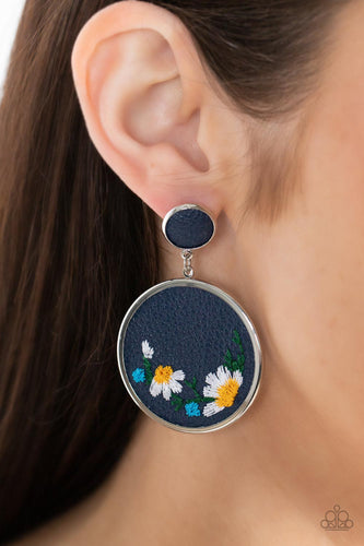 Embroidered Gardens - Blue -Paparazzi