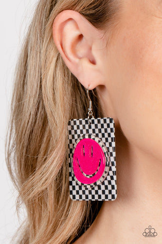 Cheeky Checkerboard - Pink -Paparazzi